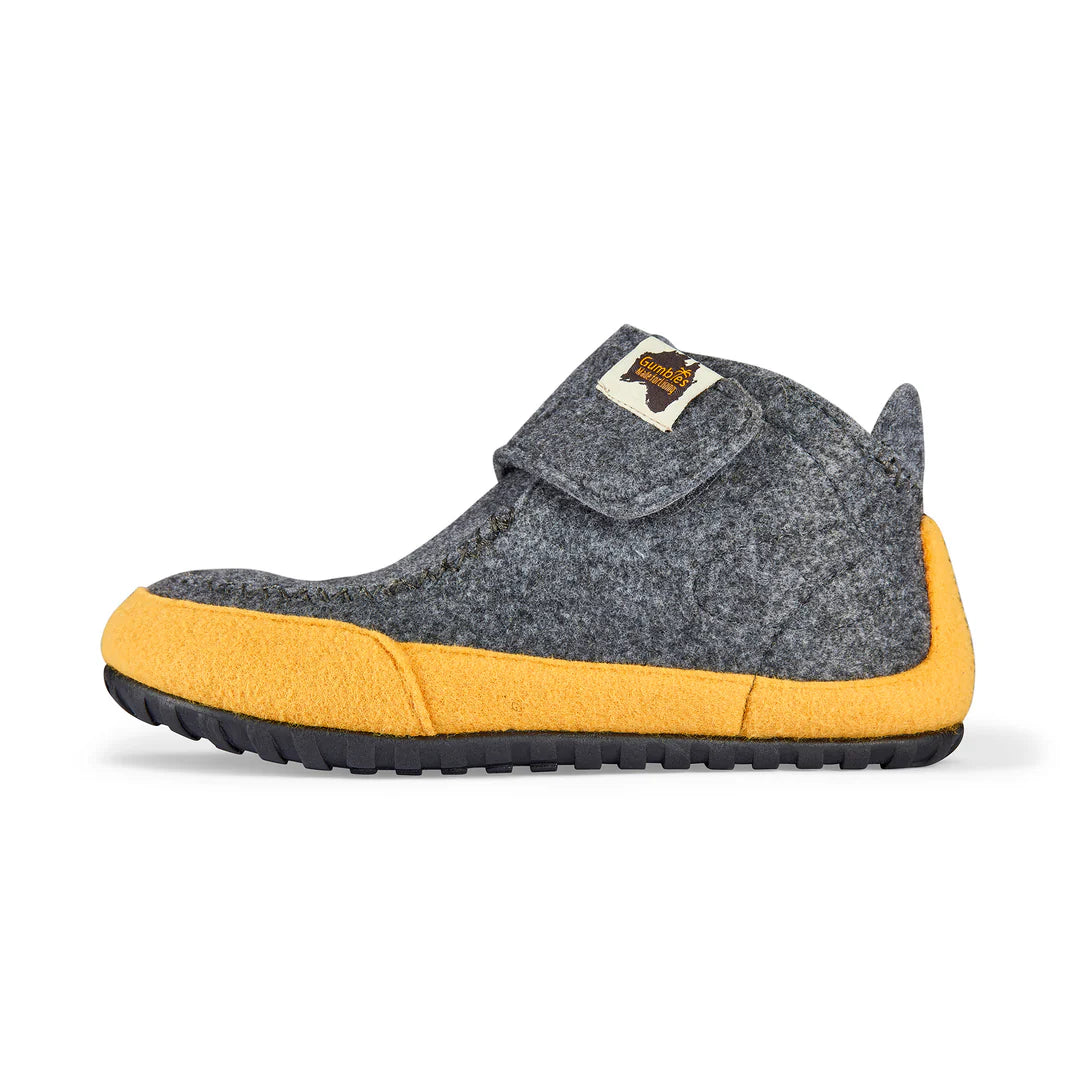 Botines Quokka Slippers Charcoal & Grey