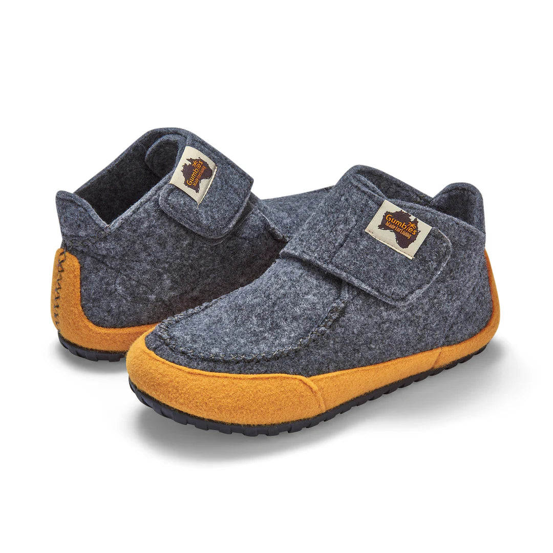 Botines Quokka Slippers Charcoal & Grey