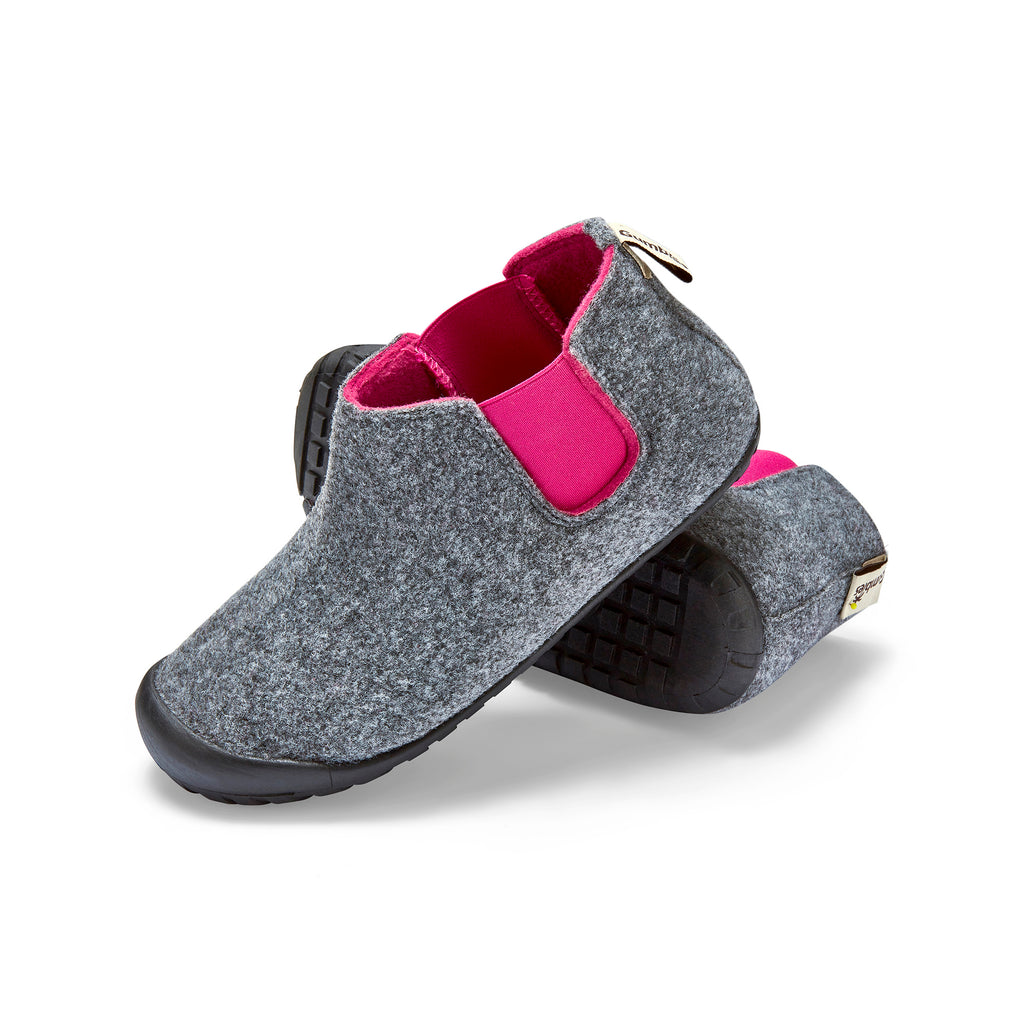 Botines Brumby Slipper Niño- Grey & Pink