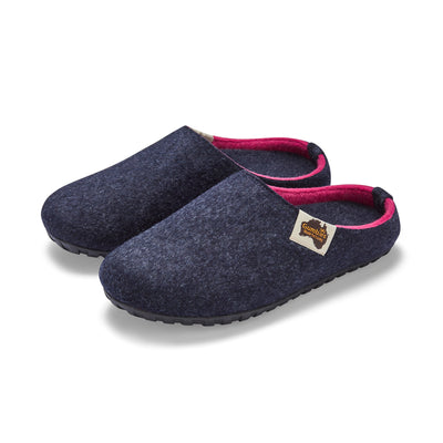 Pantuflas Outback Slippers Navy - Pink