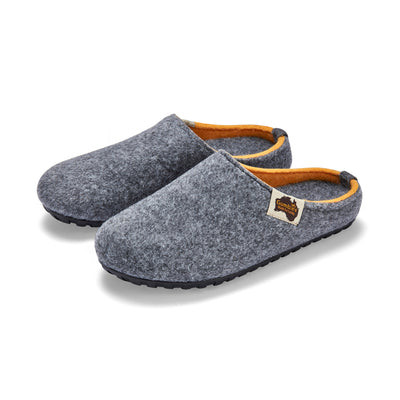 Pantuflas Outback Slippers Grey & Curry