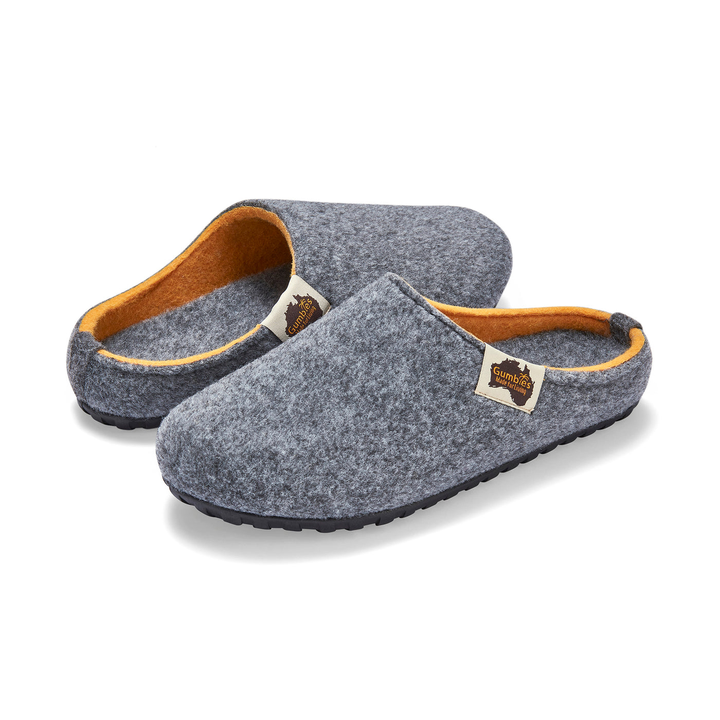 Pantuflas Outback Slippers Grey & Curry
