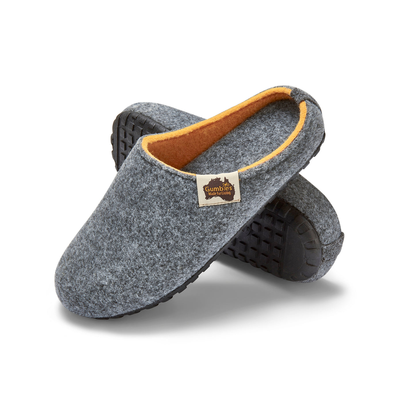 Pantuflas Outback Slippers Grey & Curry