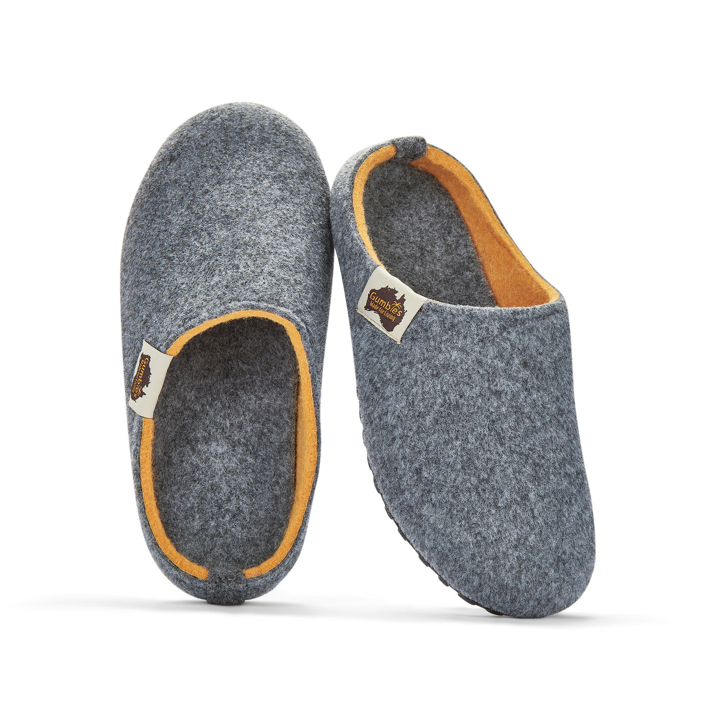 Pantuflas Outback Slippers Grey & Curry