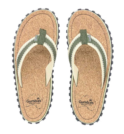 Sandalias Corker Flip-Flops Khaki