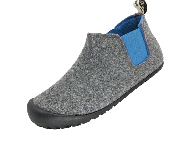 Botines Brumby Slipper Niño-Grey & Turquoise