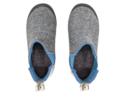 Botines Brumby Slipper  Niño-Grey & Turquoise